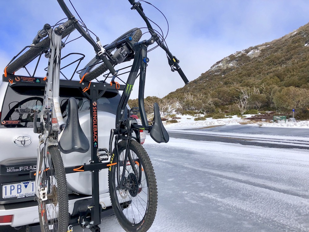 vertical mountain bike rack
