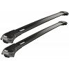 Thule WingBar Edge Black Roof Rack For Ssangyong Rexton  5 Door with Roof Rails 2018 Onward