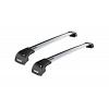 Thule WingBar Edge Silver Roof Rack For Subaru WRX  5 Door Hatchback with Fixed Points 2007 to 2011