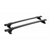 Prorack Through Bars Black Roof Rack For Volvo V 60 Cross Country  5 Door Wagon with Solid Roof Rails 2015 to 2019