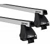 Rhino-Rack JA8134  Heavy Duty Bars Silver 2500 Roof Rack For Ford F 150  4 Door Super Crew Cab 2015 to 2020