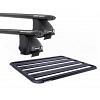 Rhino-Rack Pioneer Platform 1478mm x 1184mm Universal with Bars 2500 Roof Rack For Toyota Hi Lux  4 Door Extra Cab 2015 to 2020