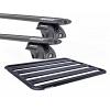 Rhino-Rack Pioneer Platform 1478mm x 1184mm Universal with Bars SX Roof Rack For BMW X3  5 Door Wagon with Solid Roof Rails 2017 Onward