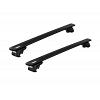 Thule WingBar Evo Black Roof Rack For Subaru Forester  5 Door with Roof Rails 2013 to 2018
