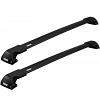 Thule WingBar Edge Black Roof Rack For MG HS  SUV with Solid Roof Rails 2019 Onward