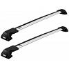 Thule WingBar Edge Silver Roof Rack For Renault Megane  5 Door Wagon with Solid Roof Rails Mk IV 2017 Onward