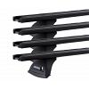 Yakima Yakima Trim HD 4 bars  Roof Rack For Land Rover Defender 110  5 Door SUV with Rain Gutters 1990 to 2016