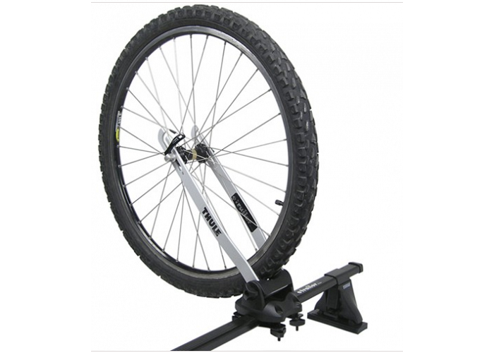 thule bike rack wheel holder