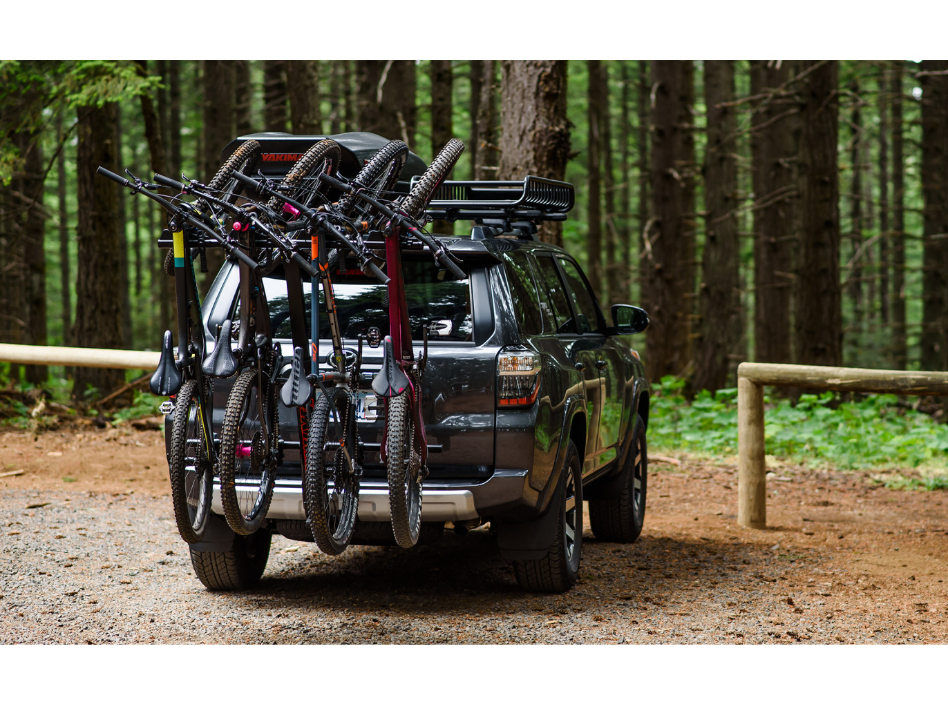 4 bike hitch mount rack